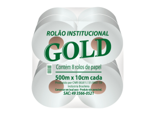PAPEL HIGIÊNICO ROLÃO GOLD
