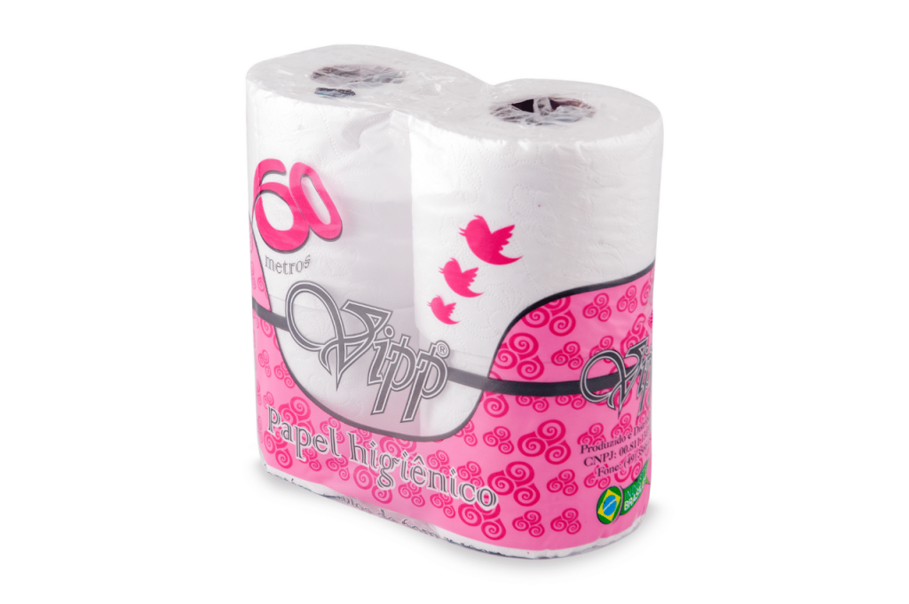 PAPEL HIGIÊNICO VIPP 60 METROS | 16X4