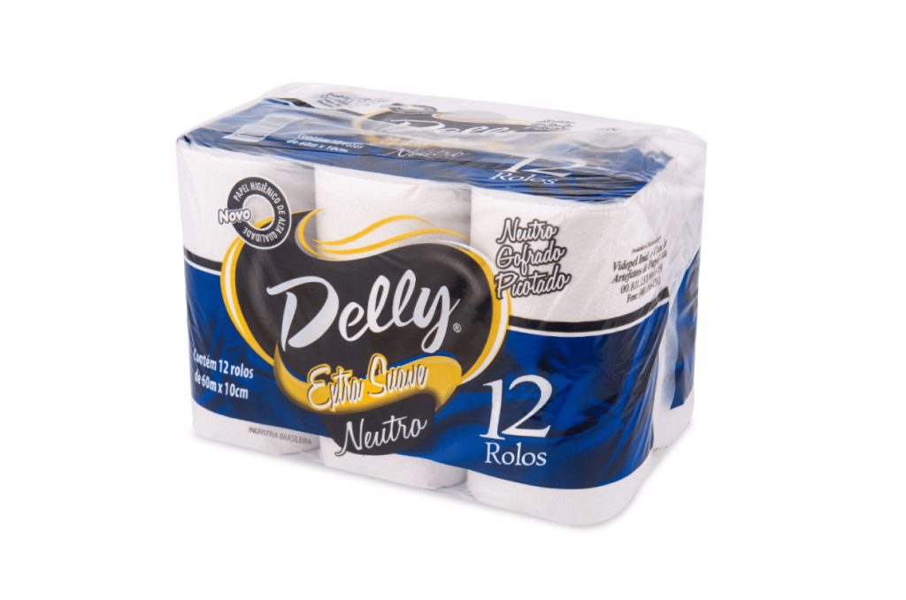PAPEL HIGIÊNICO DELLY 60 METROS | 6X12