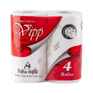 PAPEL HIGIÊNICO VIPP 30 METROS FOLHA DUPLA | 16X4